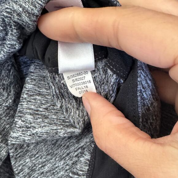 Athleta Uptempo Hoodie Sweatshirt in Charcoal Grey Size Small - Picture 6 of 6